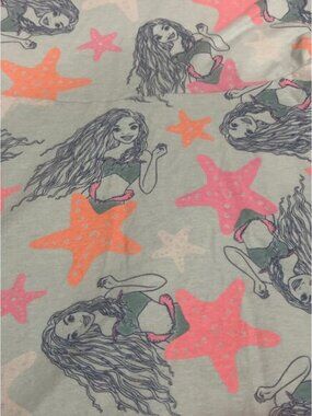 Disney The Little Mermaid toddler‎ girl print skater dress - Size 5T